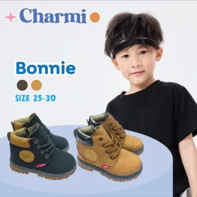 BONNIE – Boys’ High-Top Sneakers