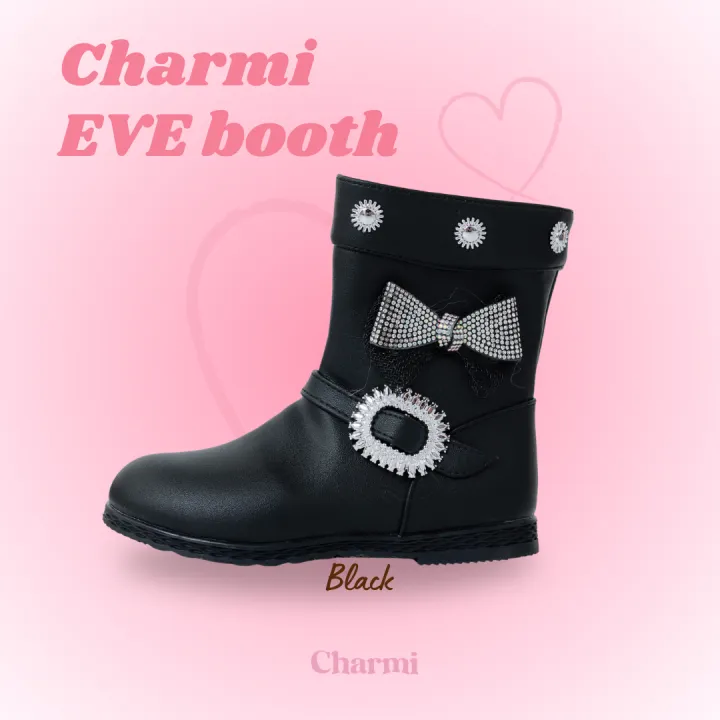 EVE – Kids’ Boots with Sparkling Bow Details - Image 3