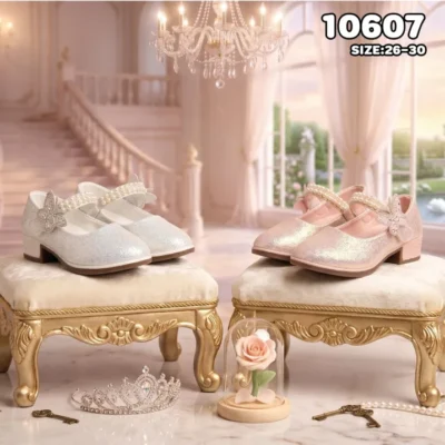 PEARL SPARKLE – รองเท้าเด็กผู้หญิงประดับมุกสไตล์เจ้าหญิง