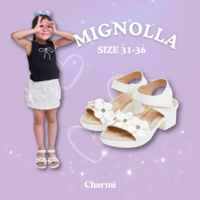 MAGNOLIA – รองเท้าเจ้าหญิงสายคาดตกแต่งดอกไม้