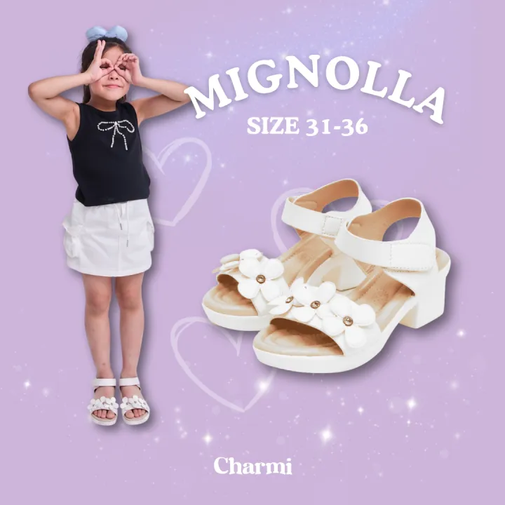 MAGNOLIA – Floral Princess Strap Shoes