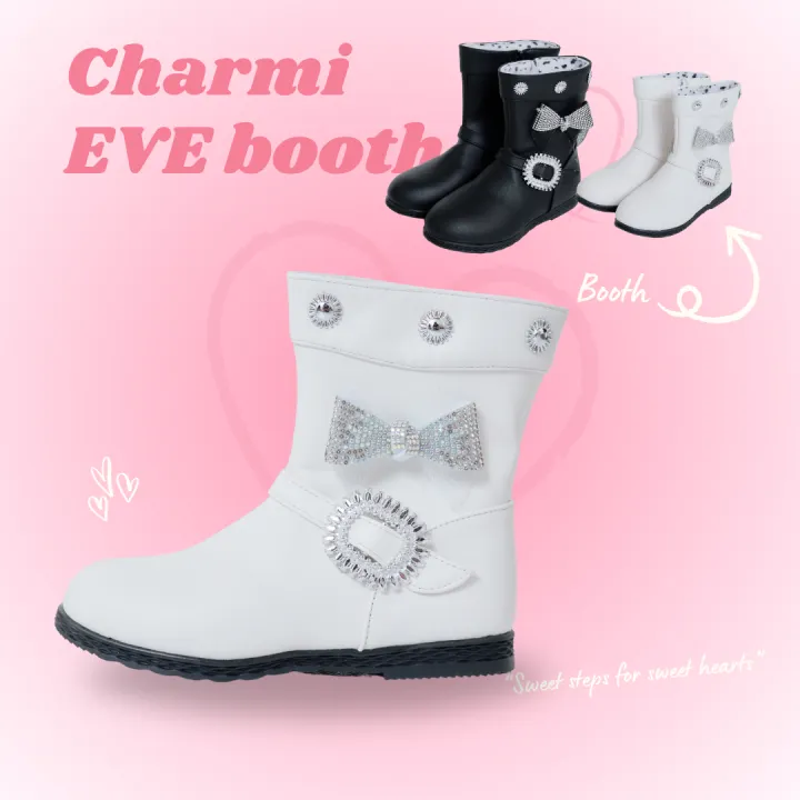 EVE – Kids’ Boots with Sparkling Bow Details