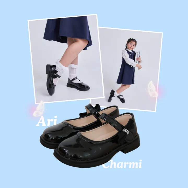 ARI – Girls’ Bow-Trimmed Mary Janes - Image 2