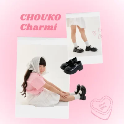 CHOUKO – รองเท้าแมรี่เจนเด็กผู้หญิงสไตล์เกาหลี