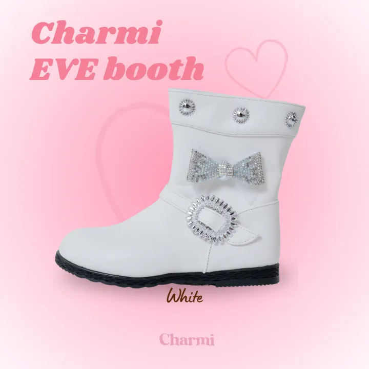 EVE – Kids’ Boots with Sparkling Bow Details - Image 2